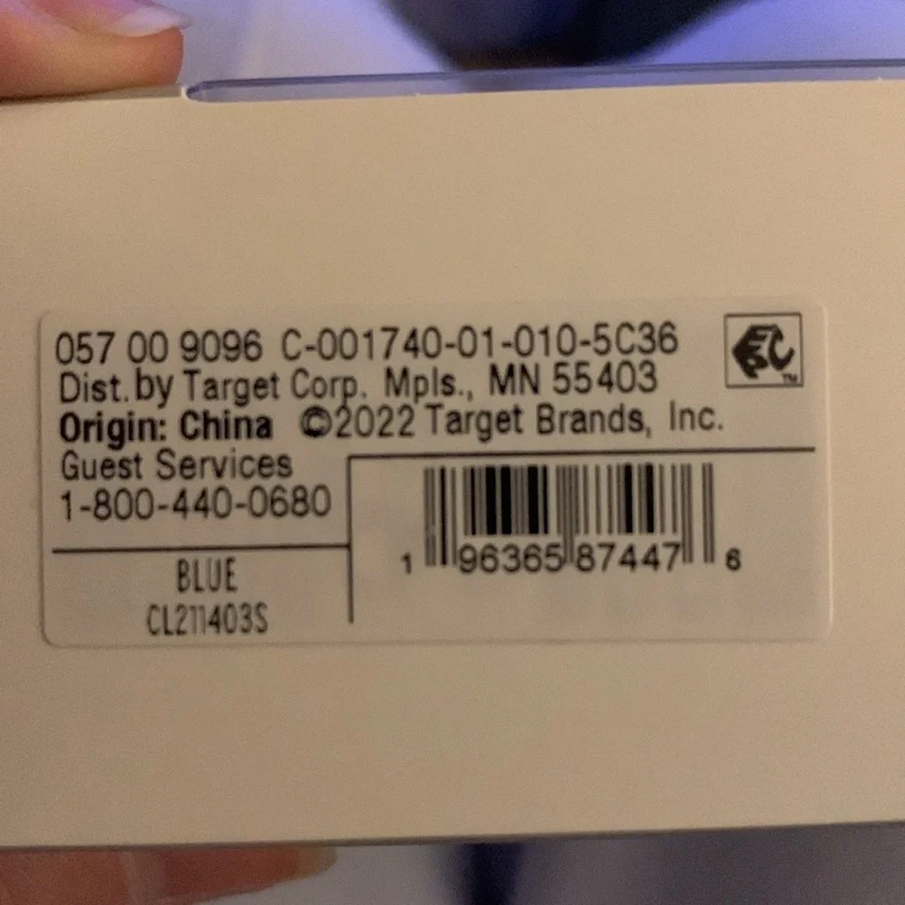 Heyday blue floral AirPod case cover